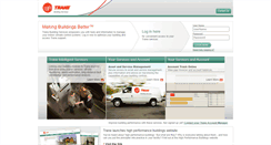 Desktop Screenshot of mybuilding.trane.com